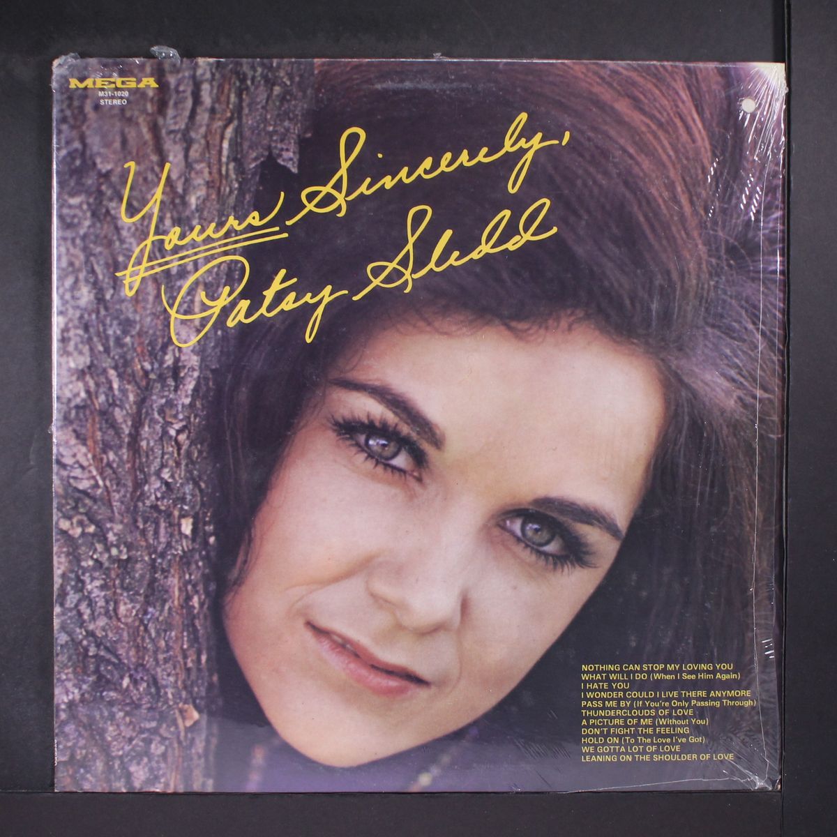 yours sincerely by PATSY SLEDD