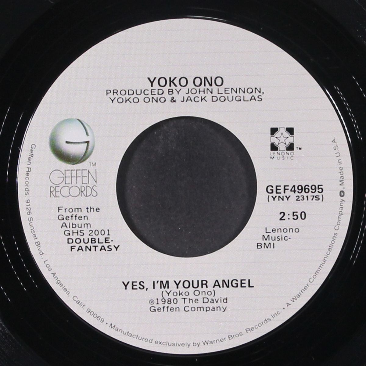 watching the wheels / yes i'm your angel by JOHN LENNON