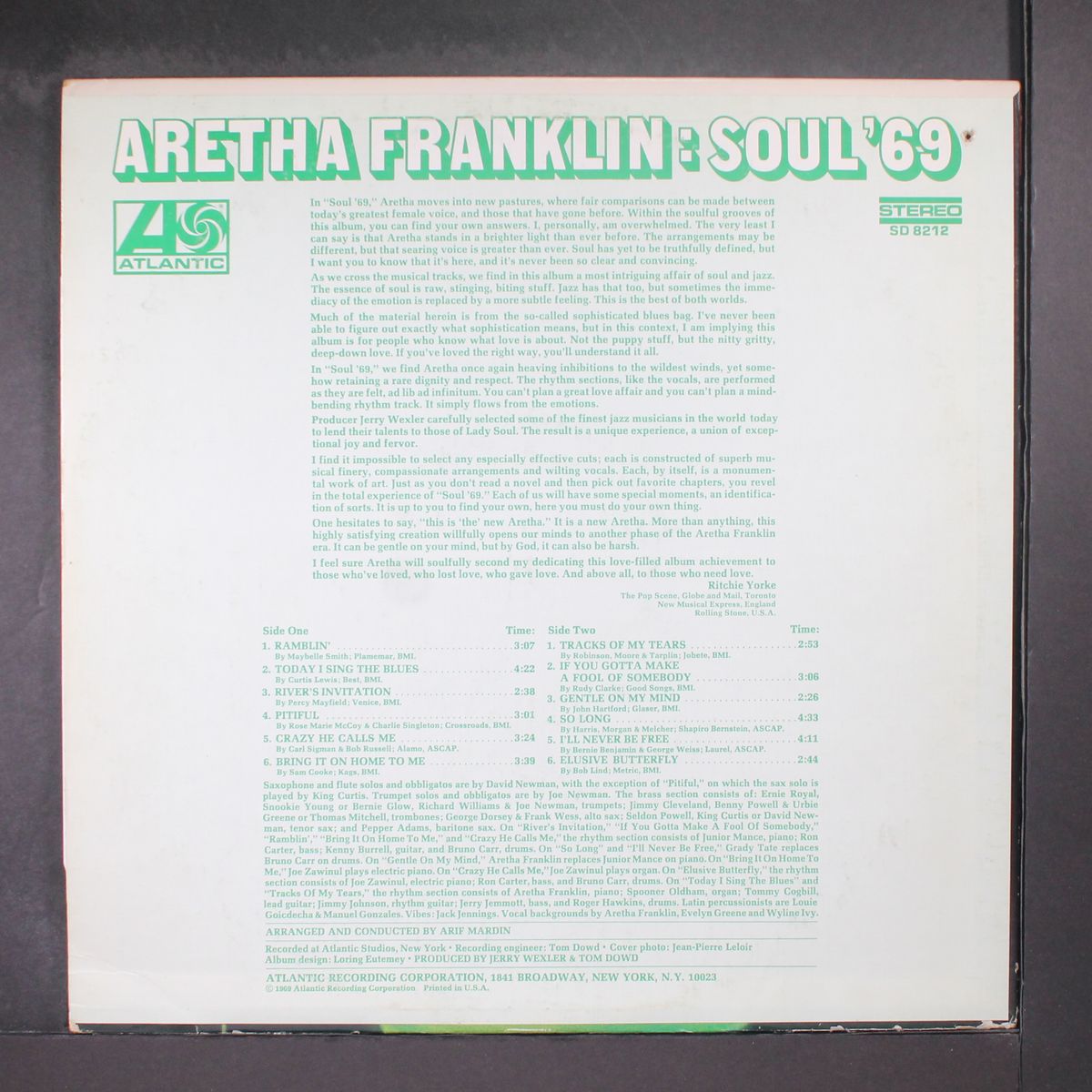 soul '69 by ARETHA FRANKLIN