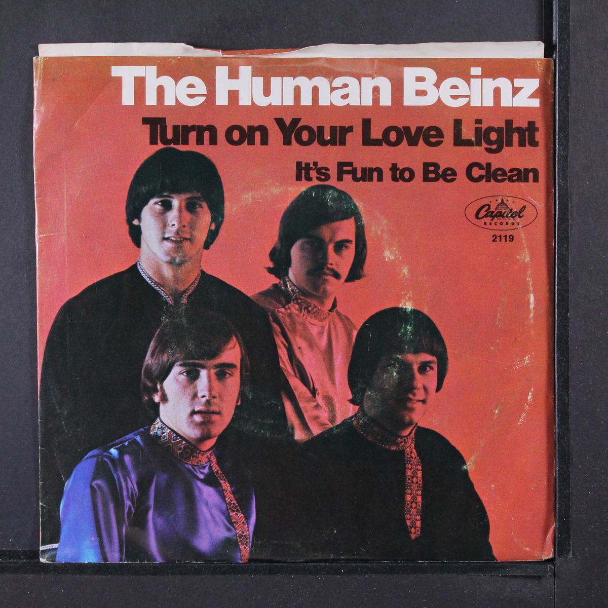 turn on your love light / fun to be clean by HUMAN BEINZ