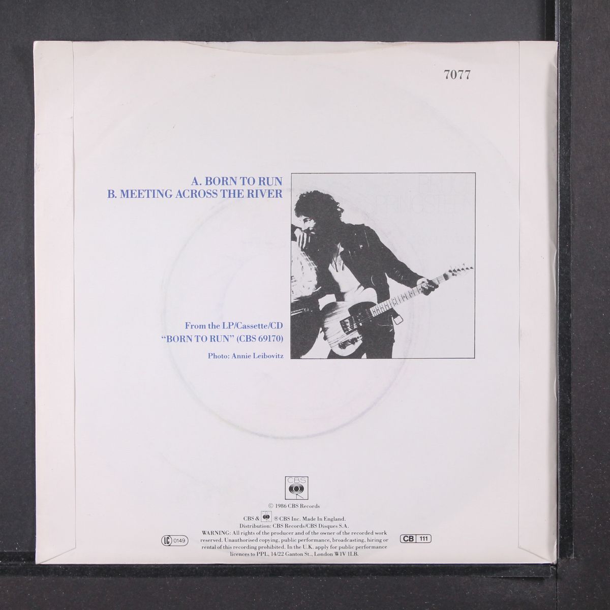 born to run by BRUCE SPRINGSTEEN