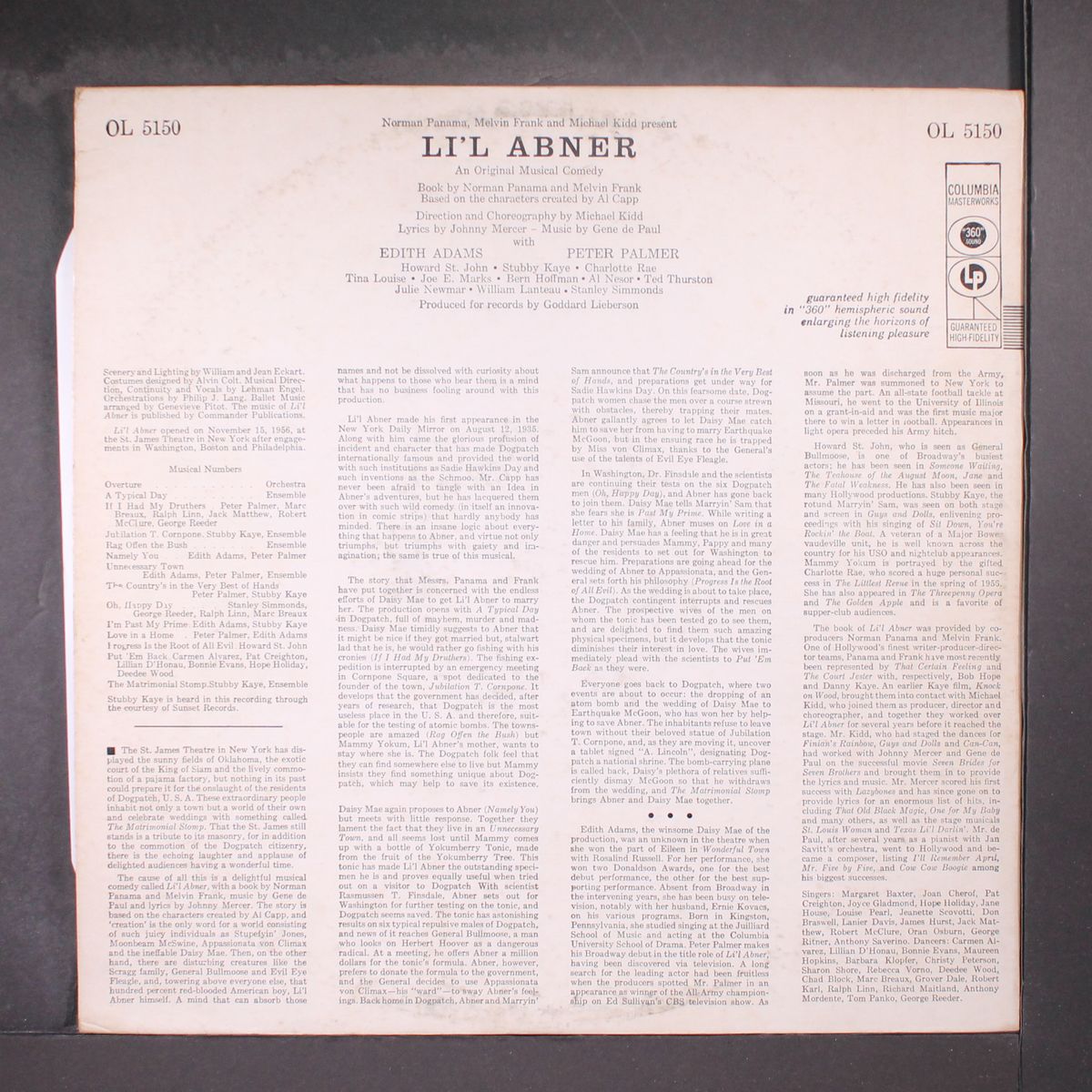 li'l abner by ORIGINAL CAST