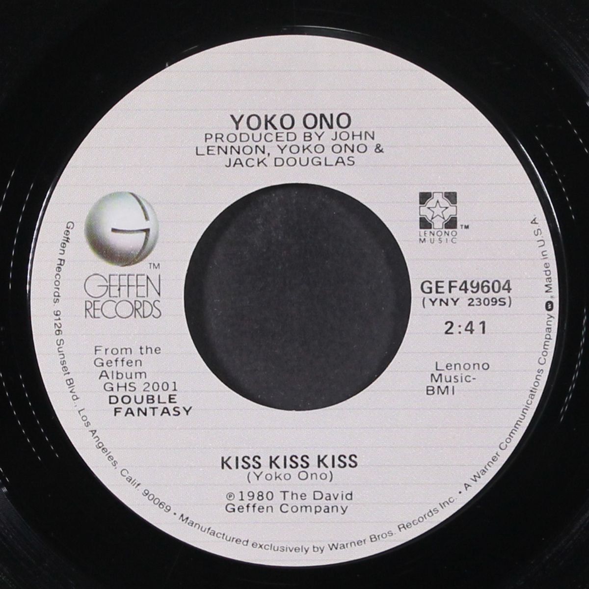 (just like) starting over / kiss kiss kiss by JOHN LENNON / YOKO ONO