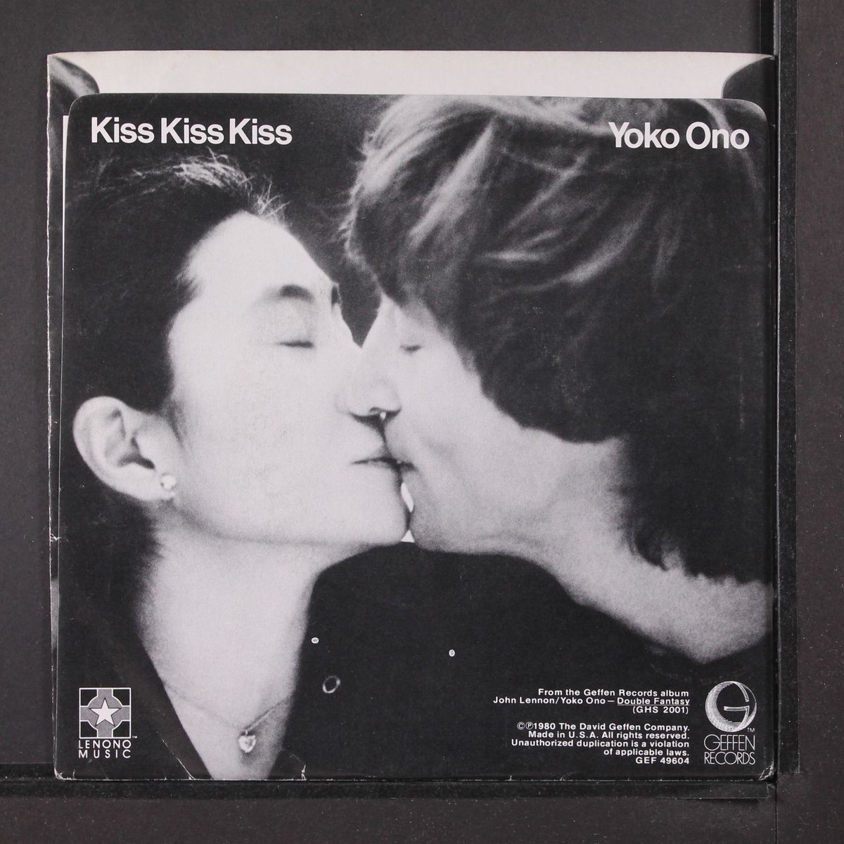 (just like) starting over / kiss kiss kiss by JOHN LENNON / YOKO ONO
