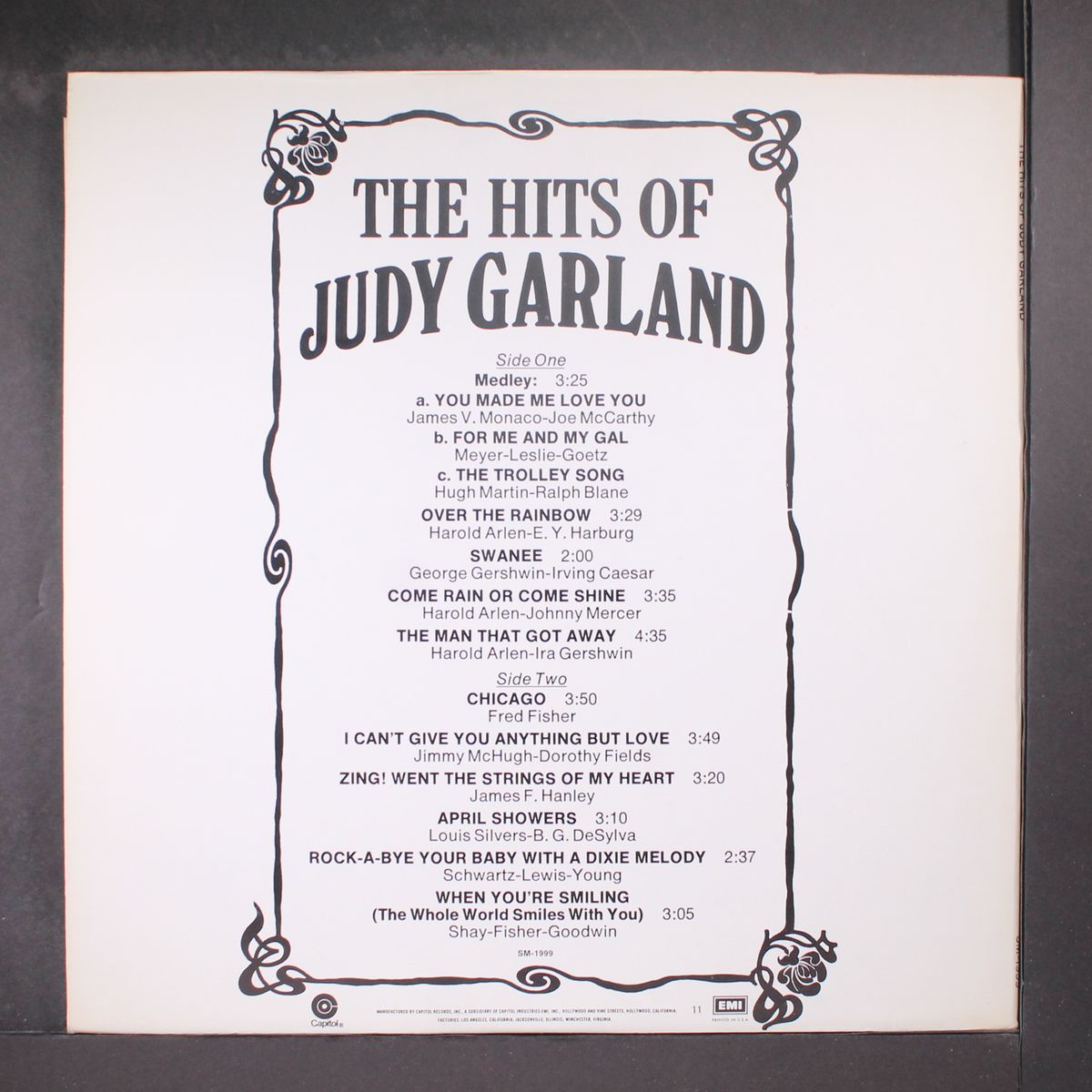 the hits of by JUDY GARLAND