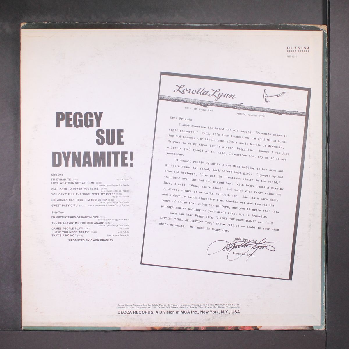 dynamite! by PEGGY SUE