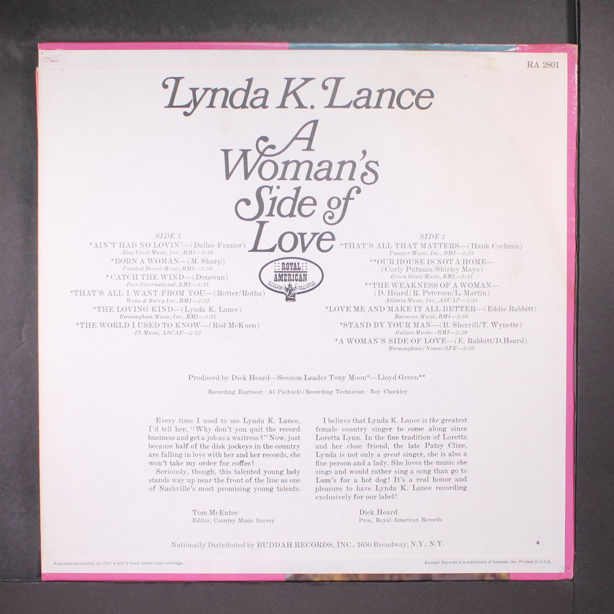 a woman's side of love by LYNDA K. LANCE