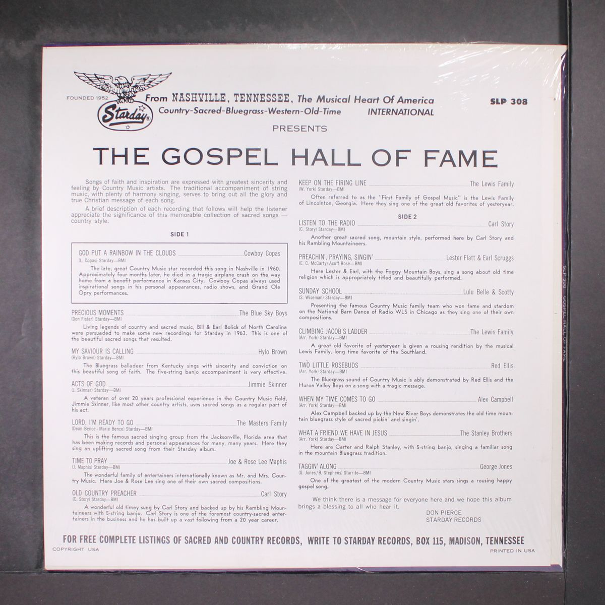 gospel hall of fame by VARIOUS
