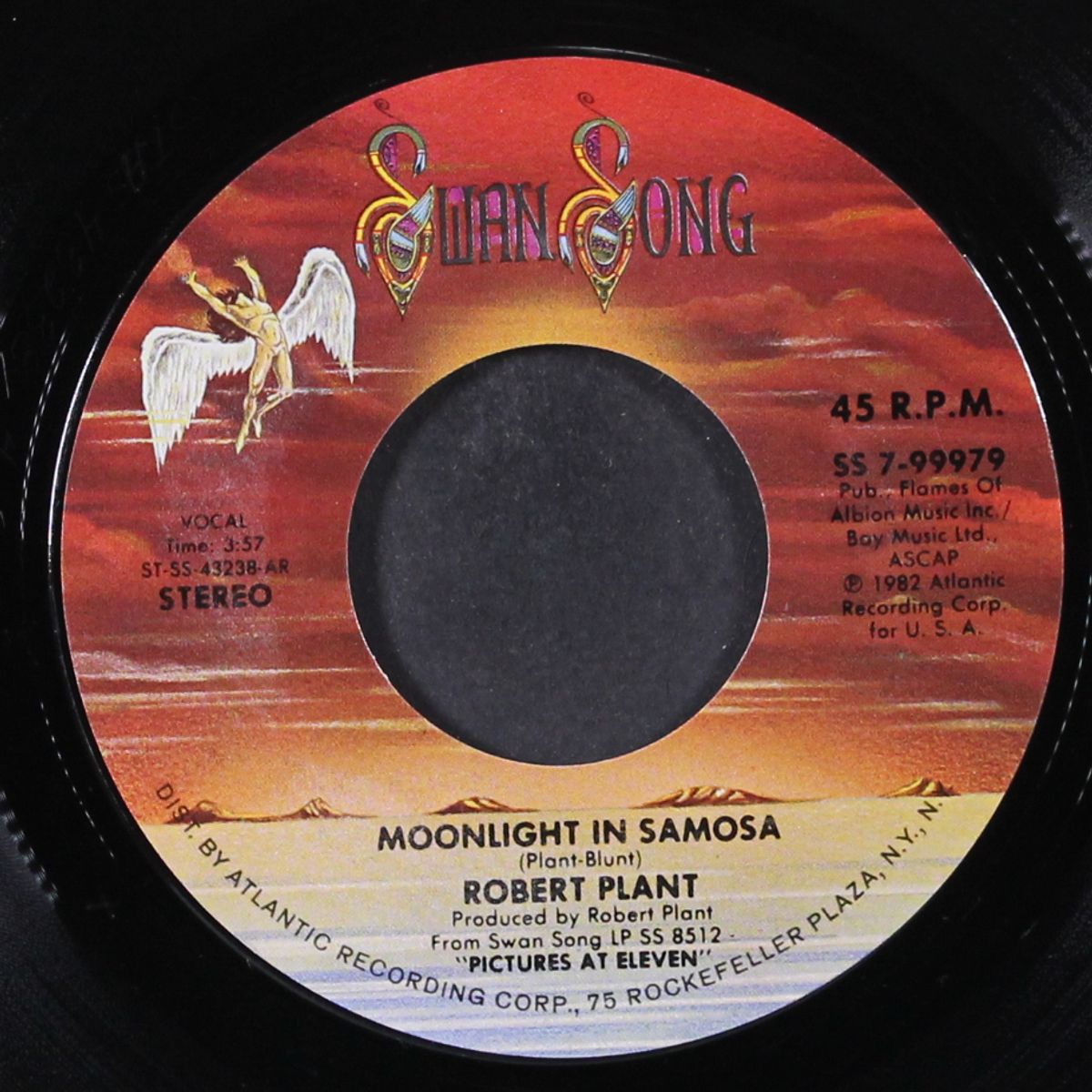 burning down one side / moonlight in samosa by ROBERT PLANT