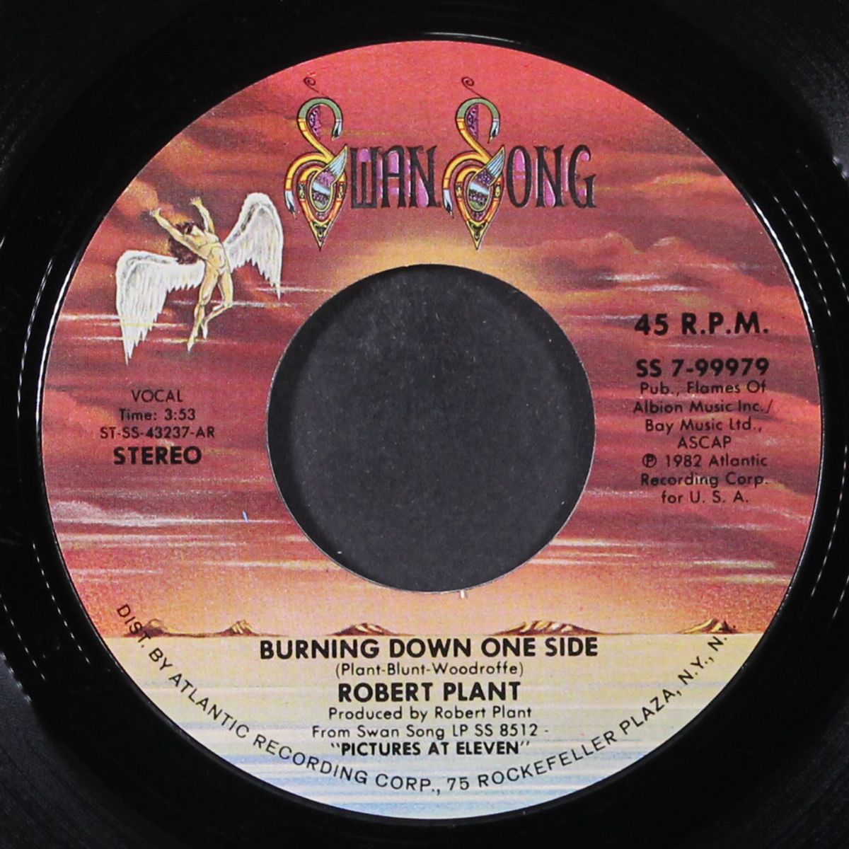 burning down one side / moonlight in samosa by ROBERT PLANT