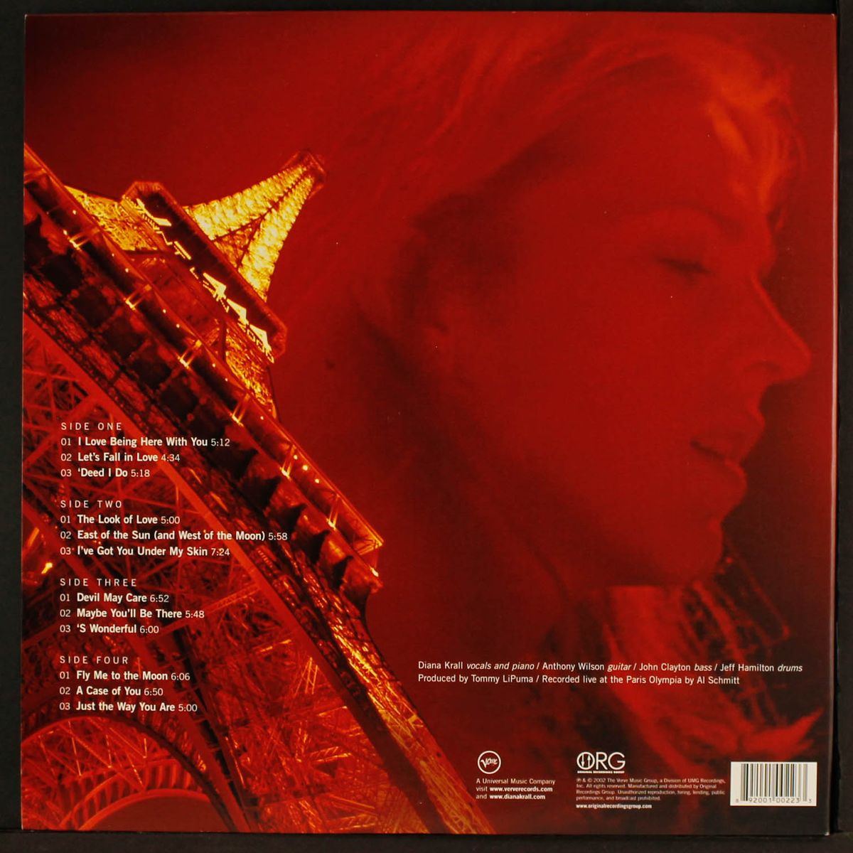 live in paris by DIANA KRALL