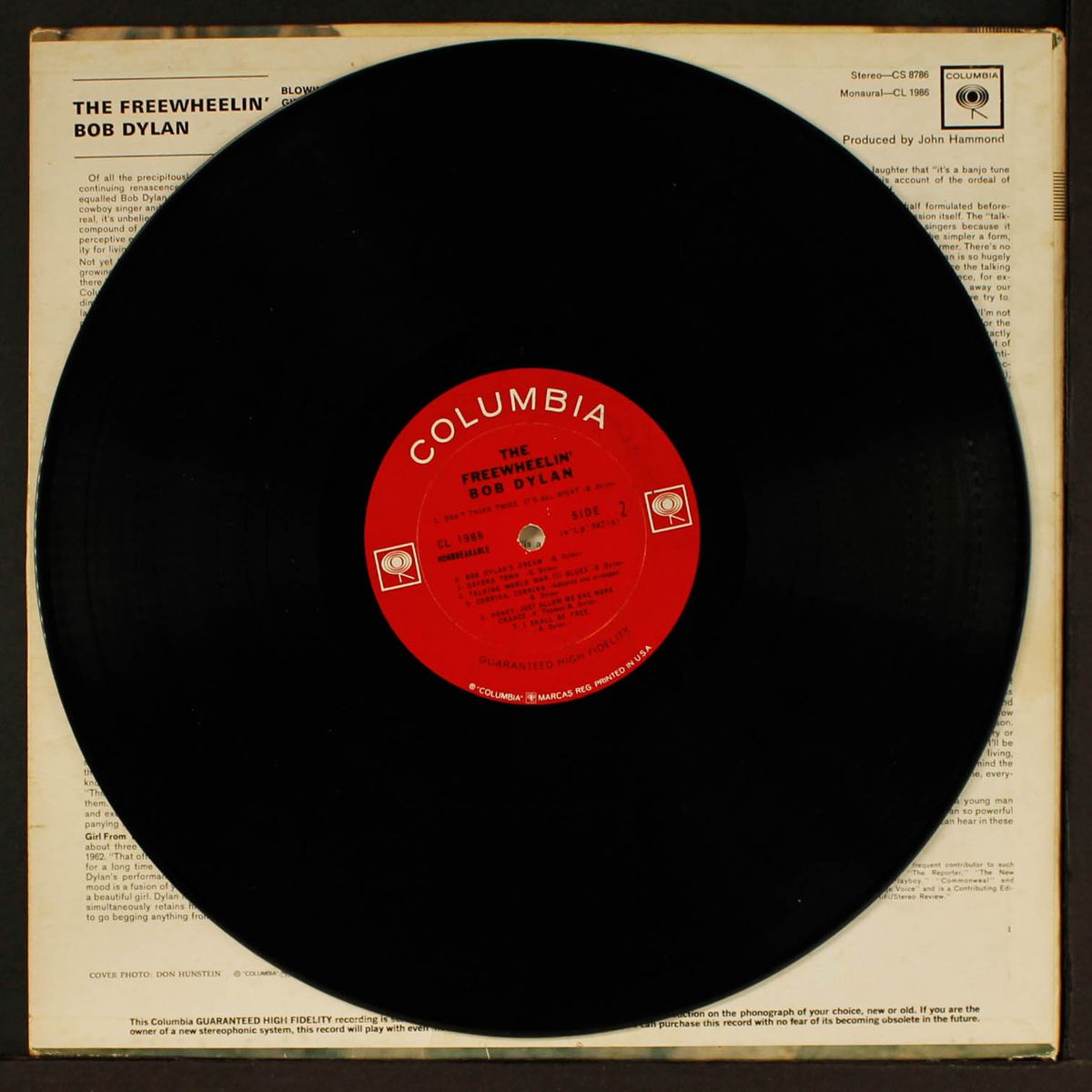 the freewheelin' bob dylan by BOB DYLAN