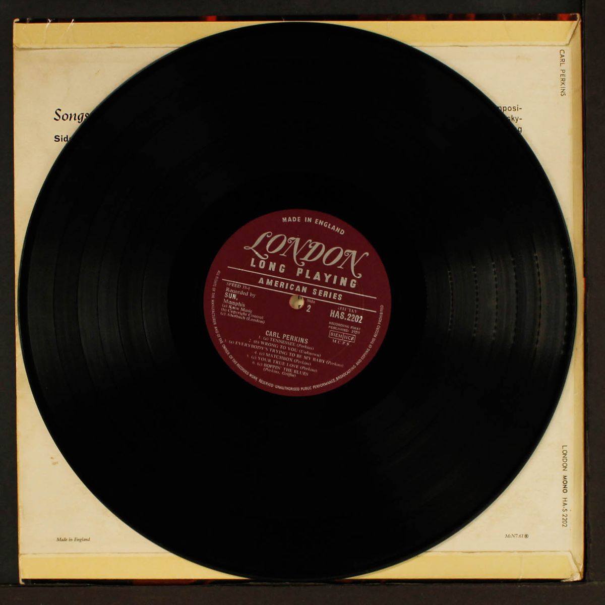 dance album of carl perkins by CARL PERKINS