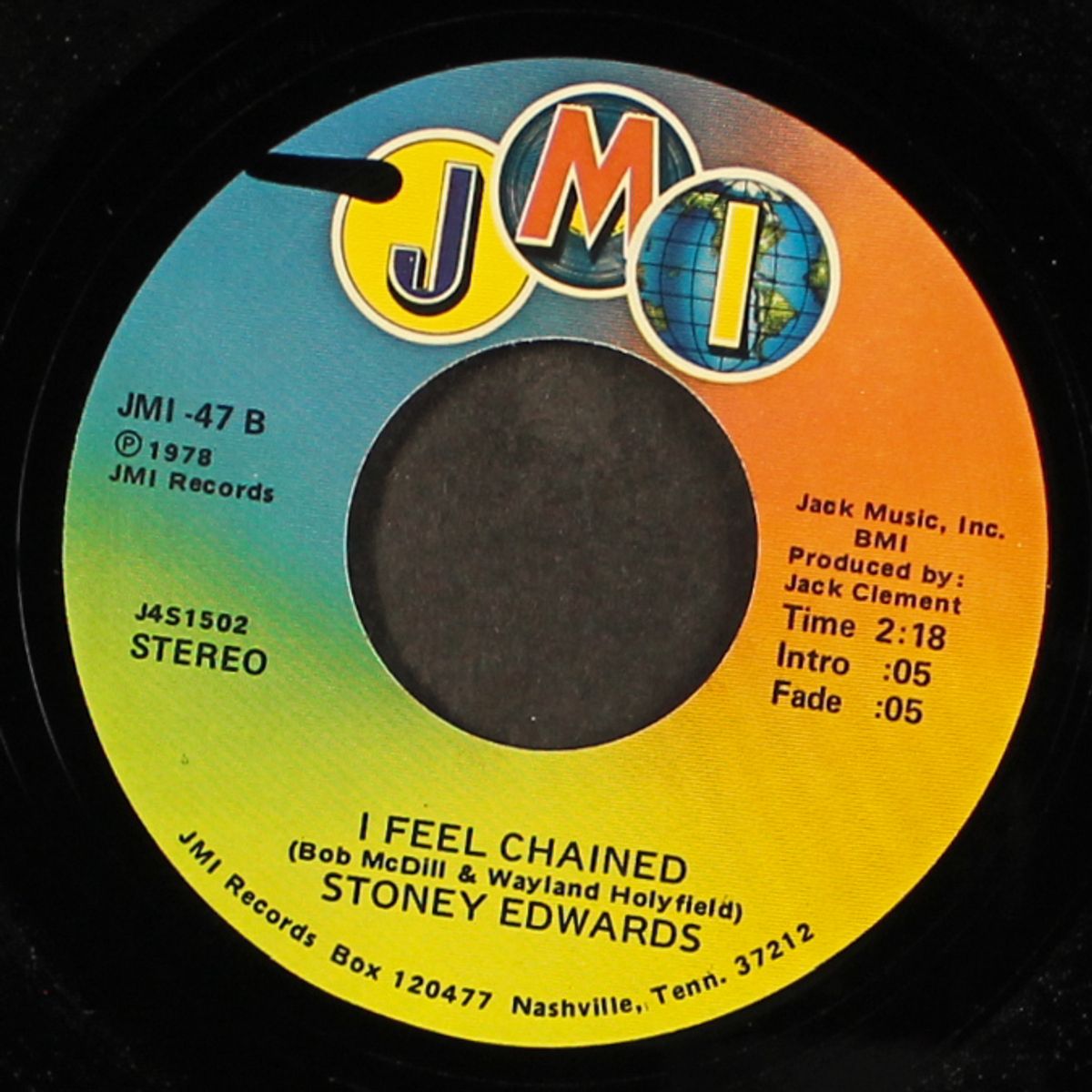 if i had it to do all over again / i feel chained by STONEY EDWARDS