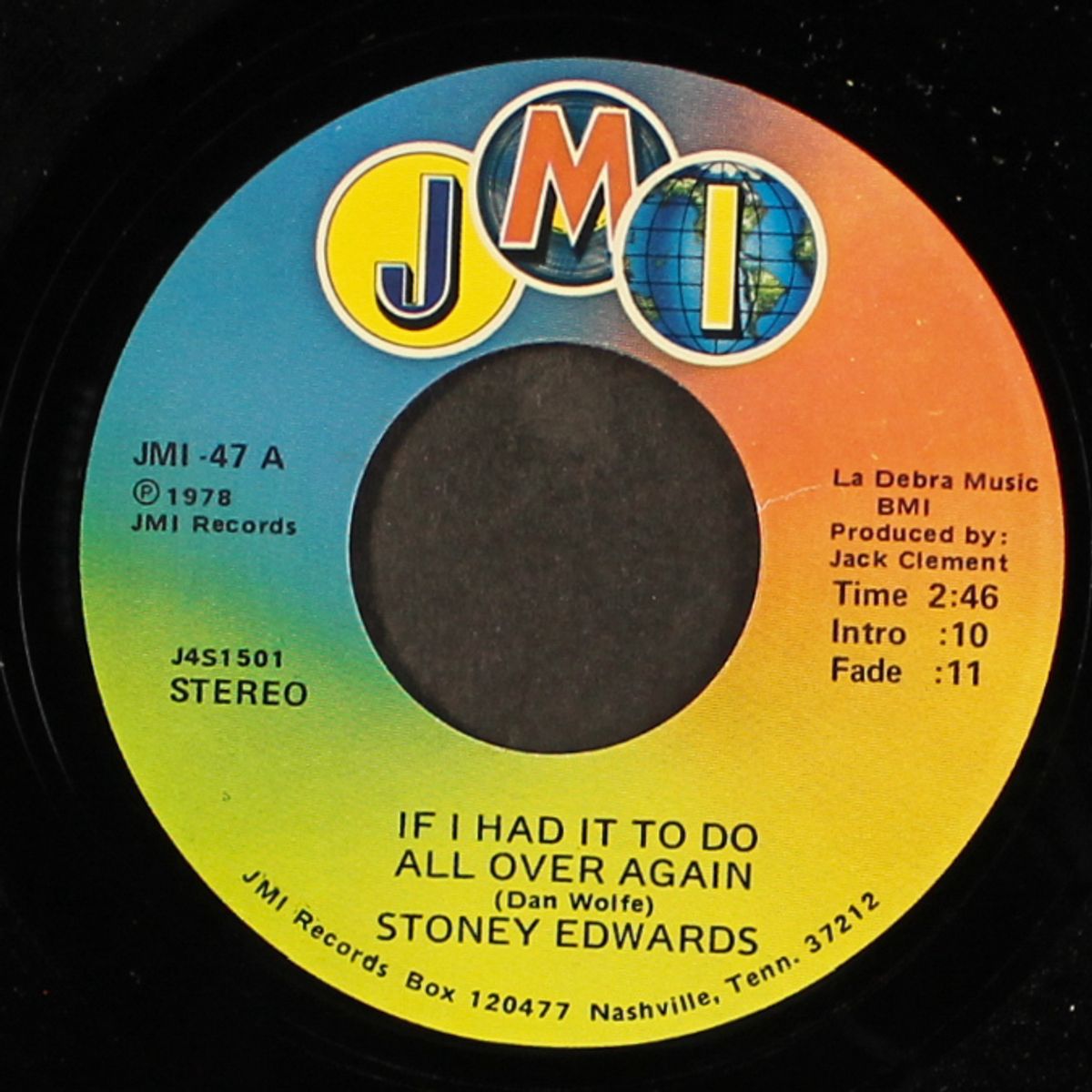 if i had it to do all over again / i feel chained by STONEY EDWARDS