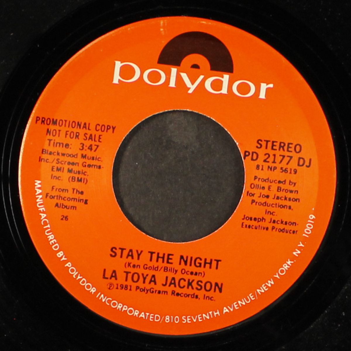 stay the night / same by LA TOYA JACKSON