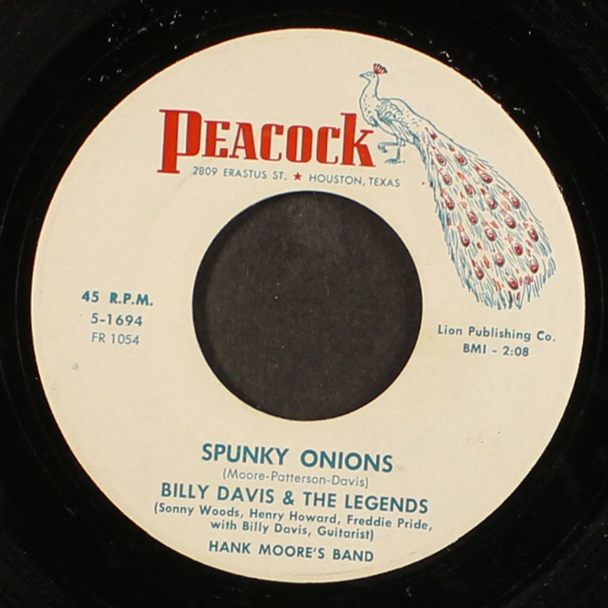 goodbye jesse / spunky onions by BILLY DAVIS & LEGENDS