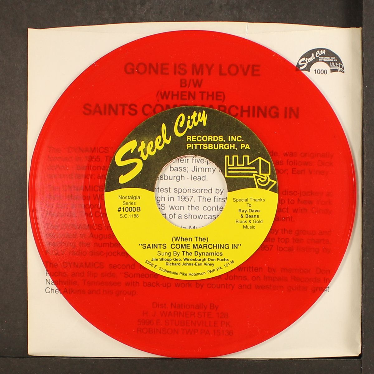 gone is my love / saints come marching in by DYNAMICS