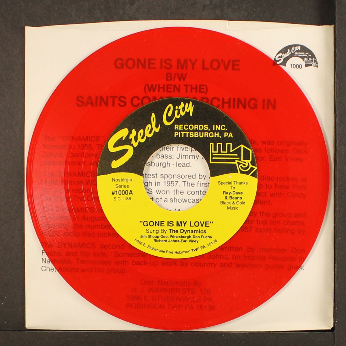 gone is my love / saints come marching in by DYNAMICS