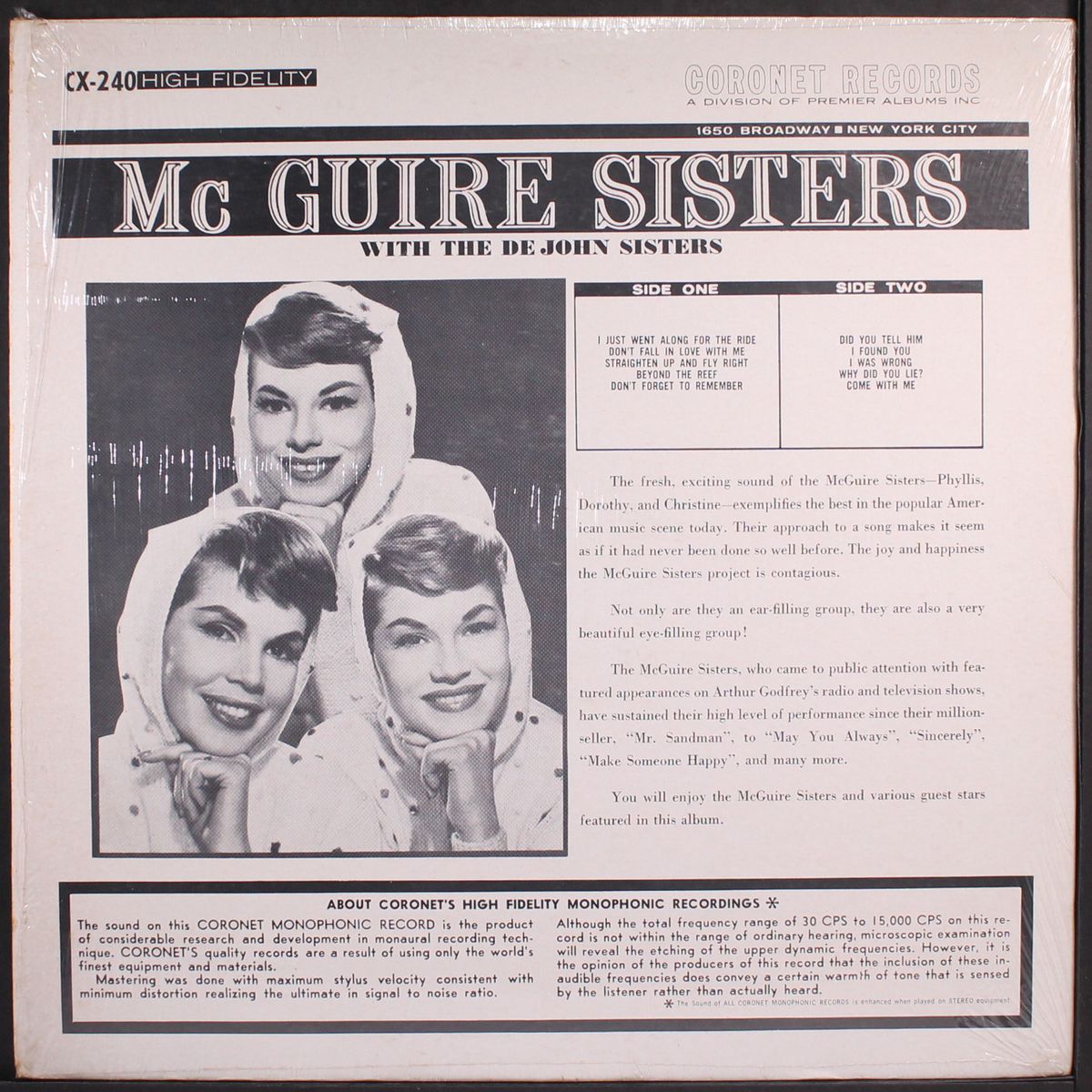 starring the... by MCGUIRE SISTERS