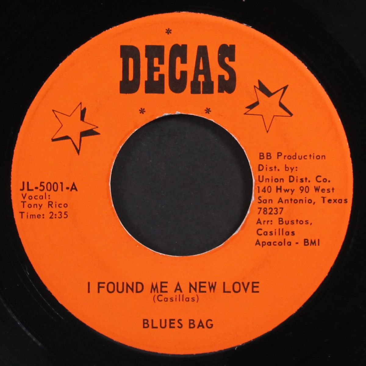 too many changes / i found me a new love by BLUES BAG