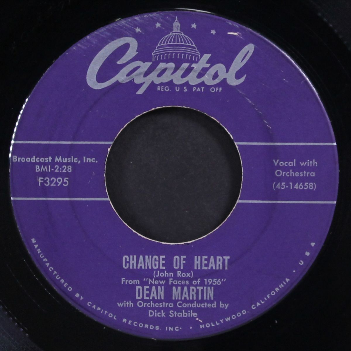 change of heart / memories are made of this by DEAN MARTIN