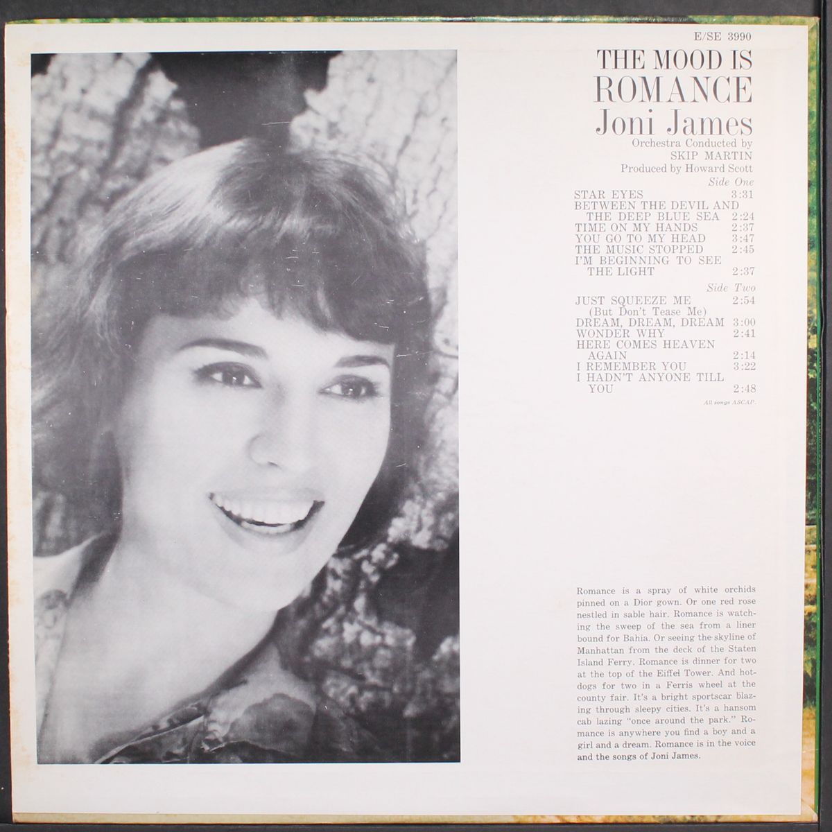 the mood is romance by JONI JAMES
