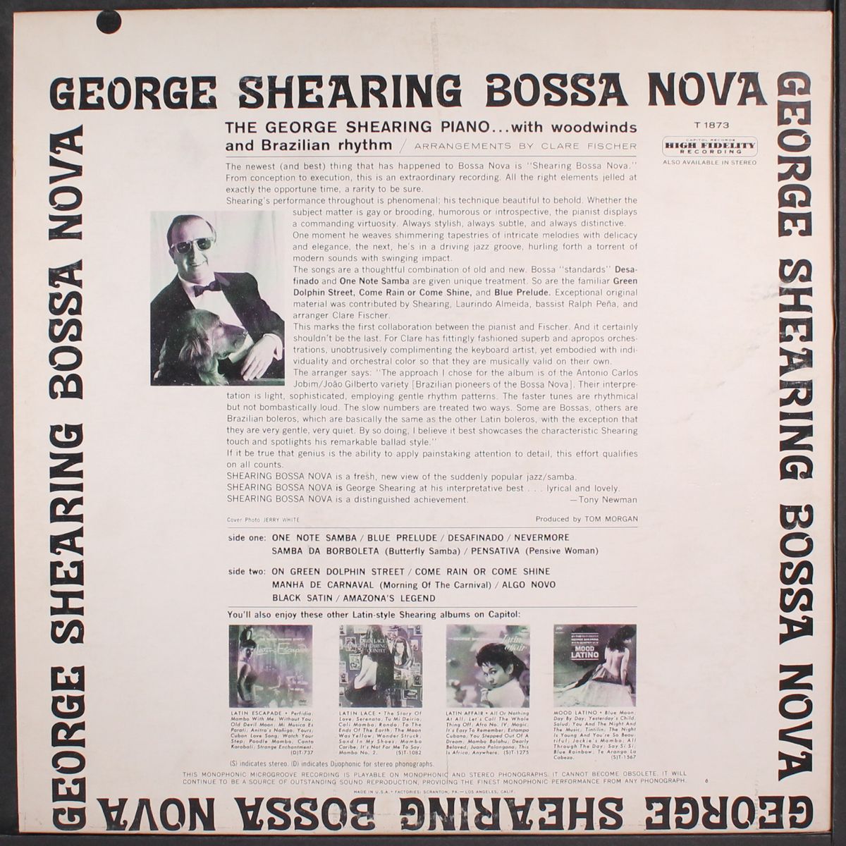 bossa nova by GEORGE SHEARING