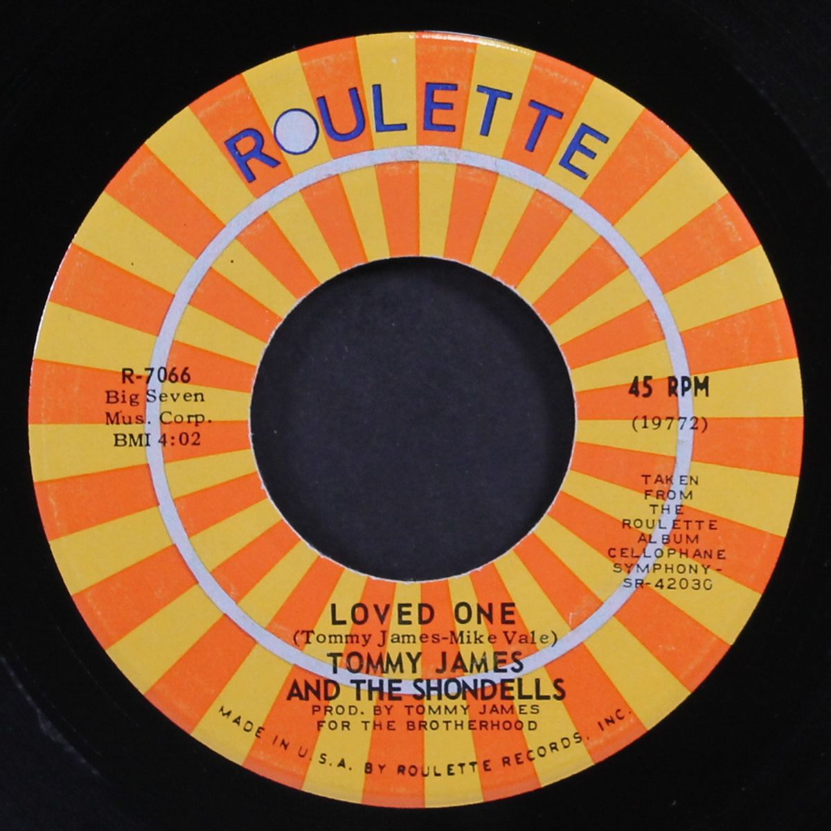 she / loved one by TOMMY JAMES & SHONDELLS