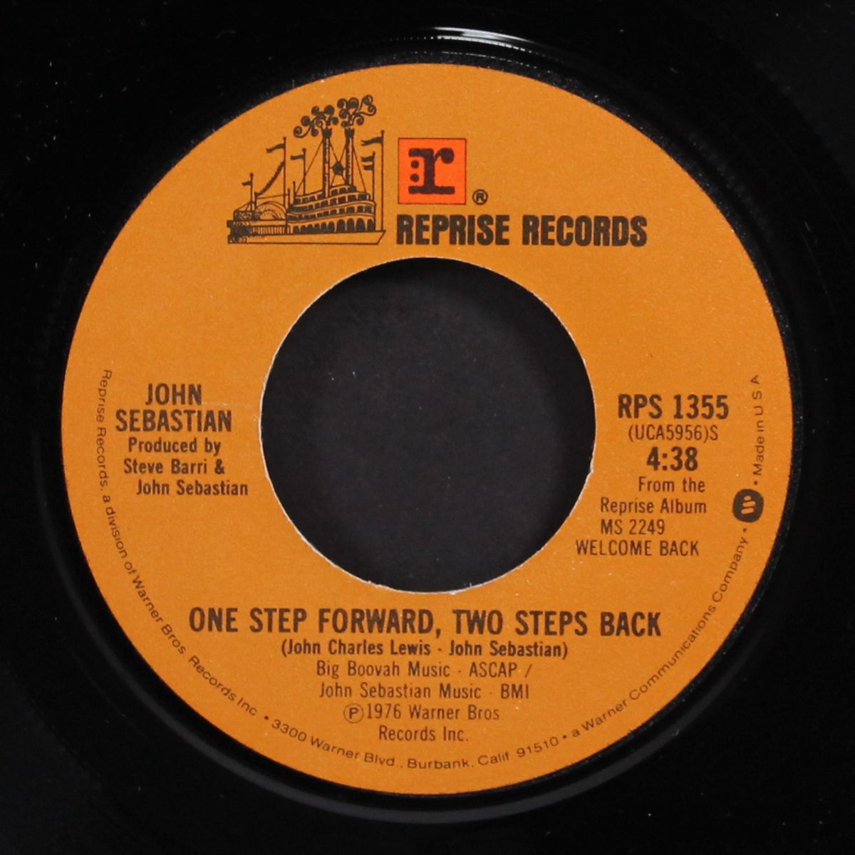 one step forward, two steps back / hideaway by JOHN SEBASTIAN