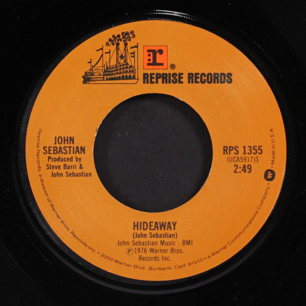 one step forward, two steps back / hideaway by JOHN SEBASTIAN