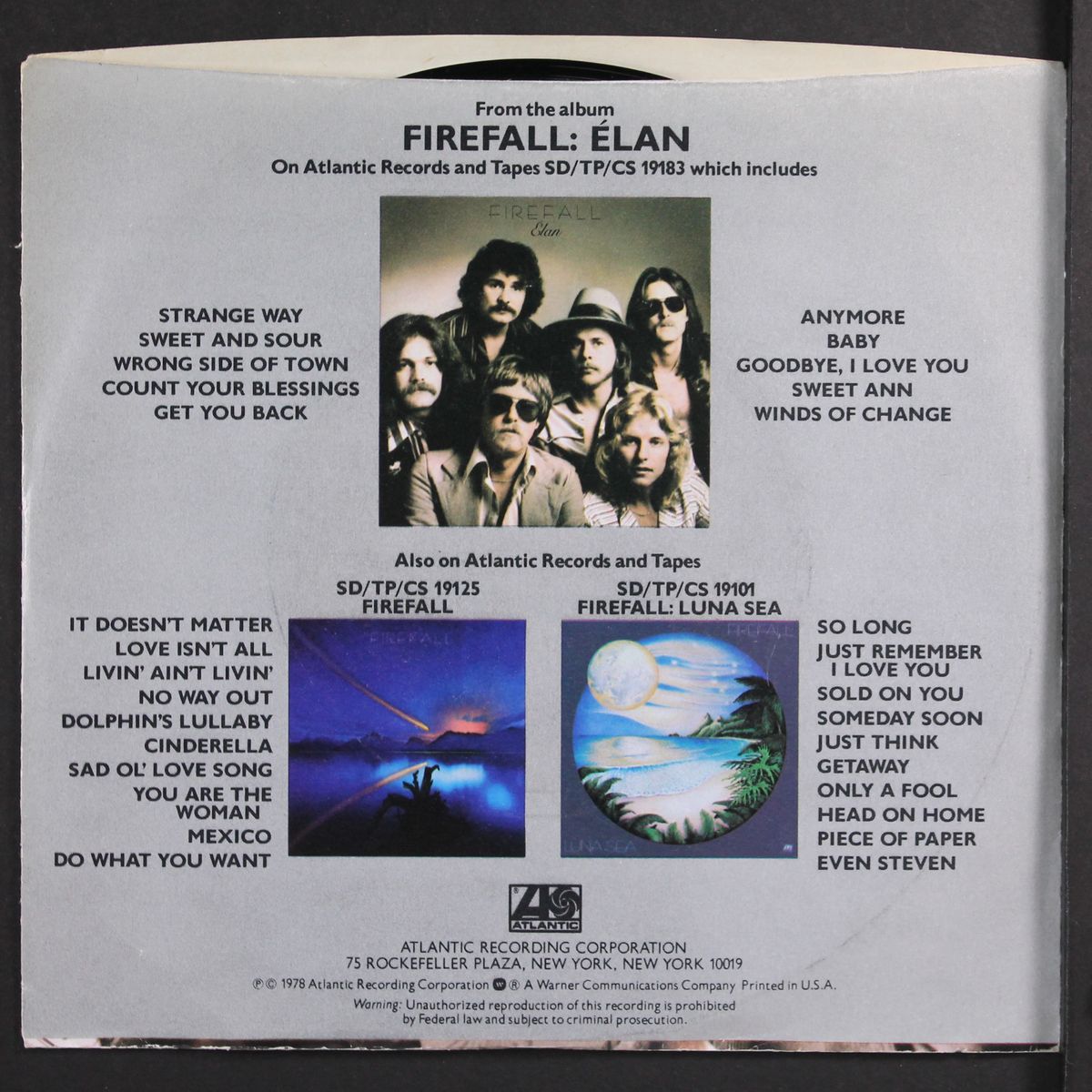 goodbye, i love you / baby by FIREFALL