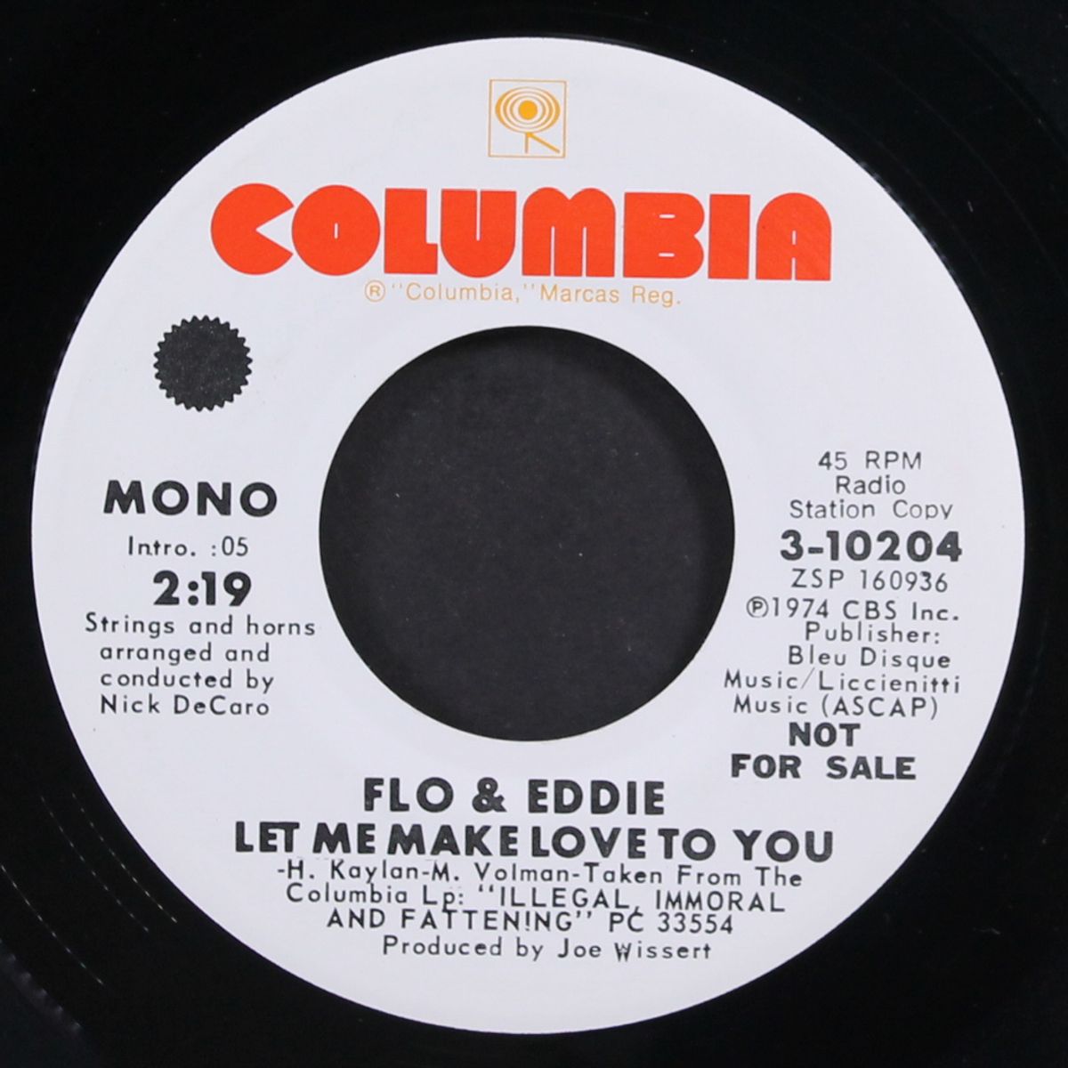 let me make love to you / mono by FLO & EDDIE