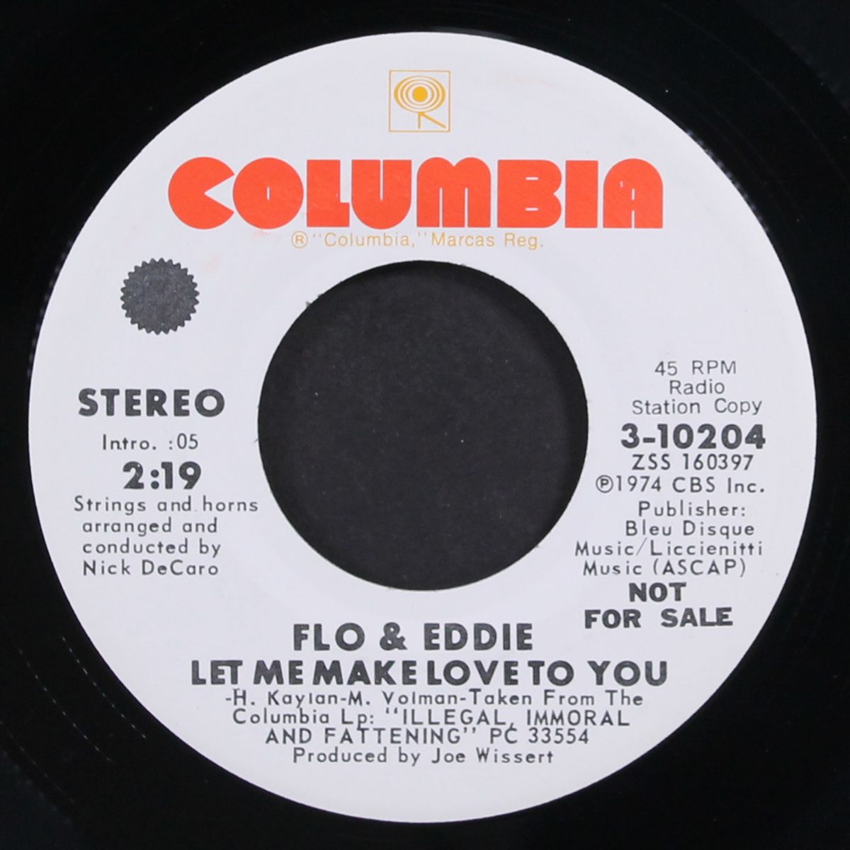 let me make love to you / mono by FLO & EDDIE