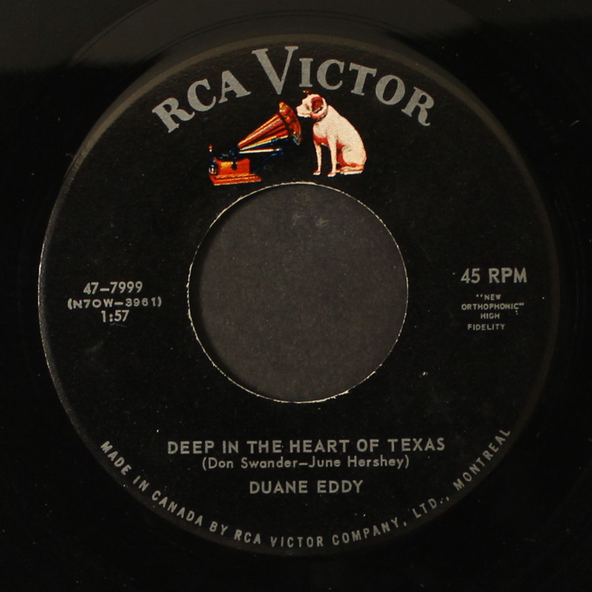 deep in the heart of texas / saints and sinners by DUANE EDDY