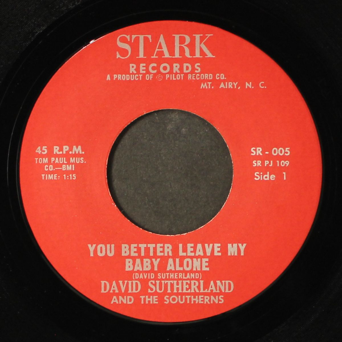 you better leave my baby alone by DAVID SUTHERLAND