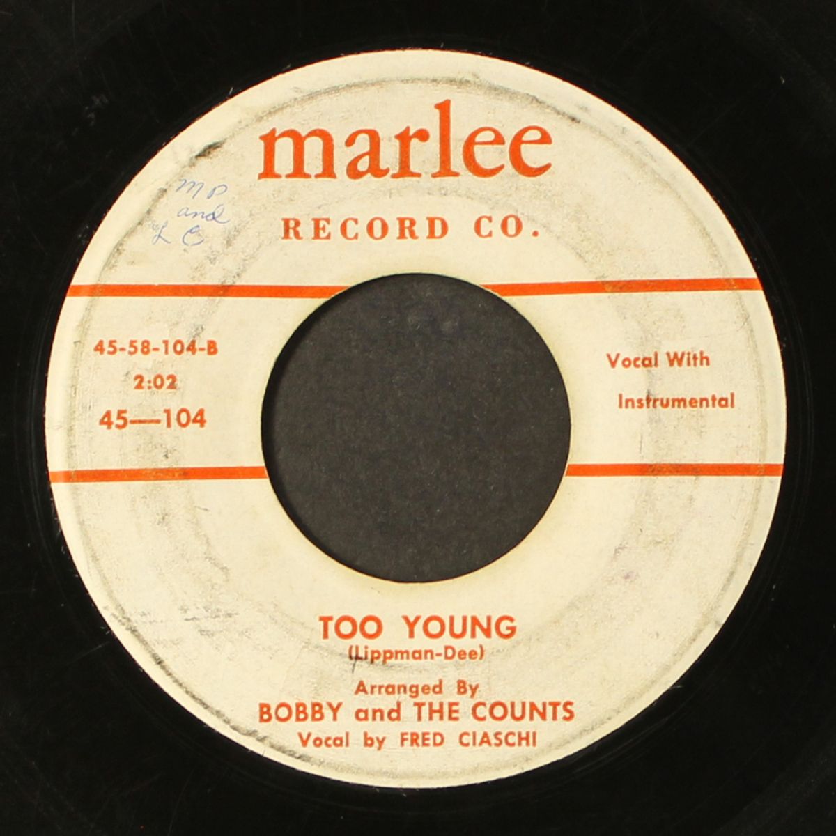 too young / tra-la-la by BOBBY & COUNTS