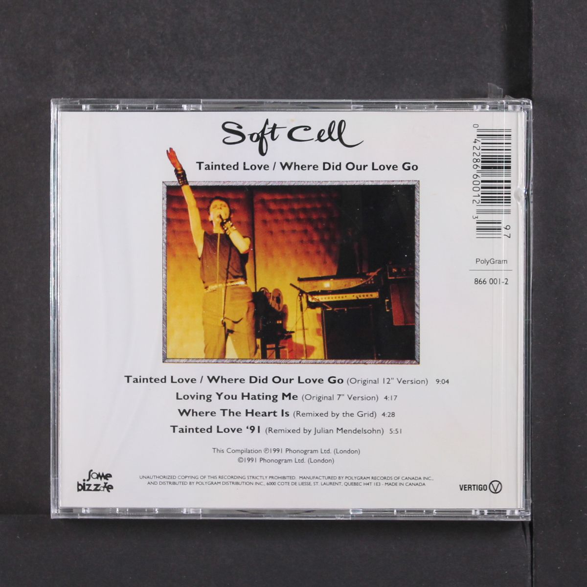 tainted love / where did our love go by SOFT CELL