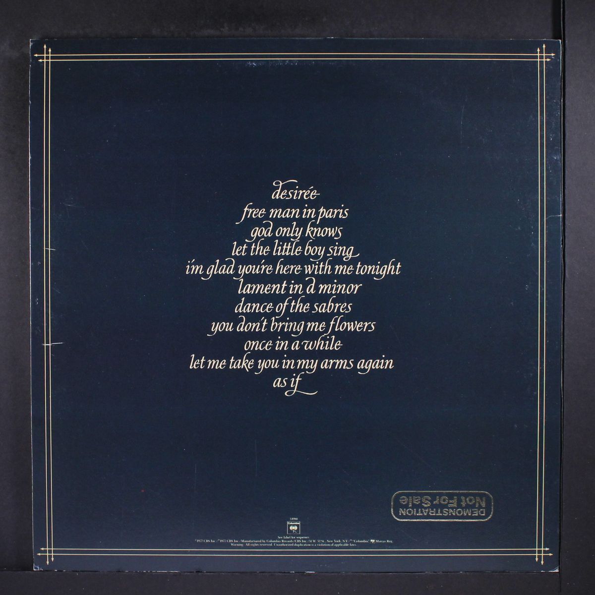 i'm glad you're here with me tonight by NEIL DIAMOND