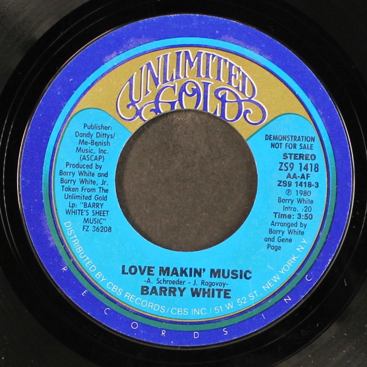 love makin' music / same by BARRY WHITE