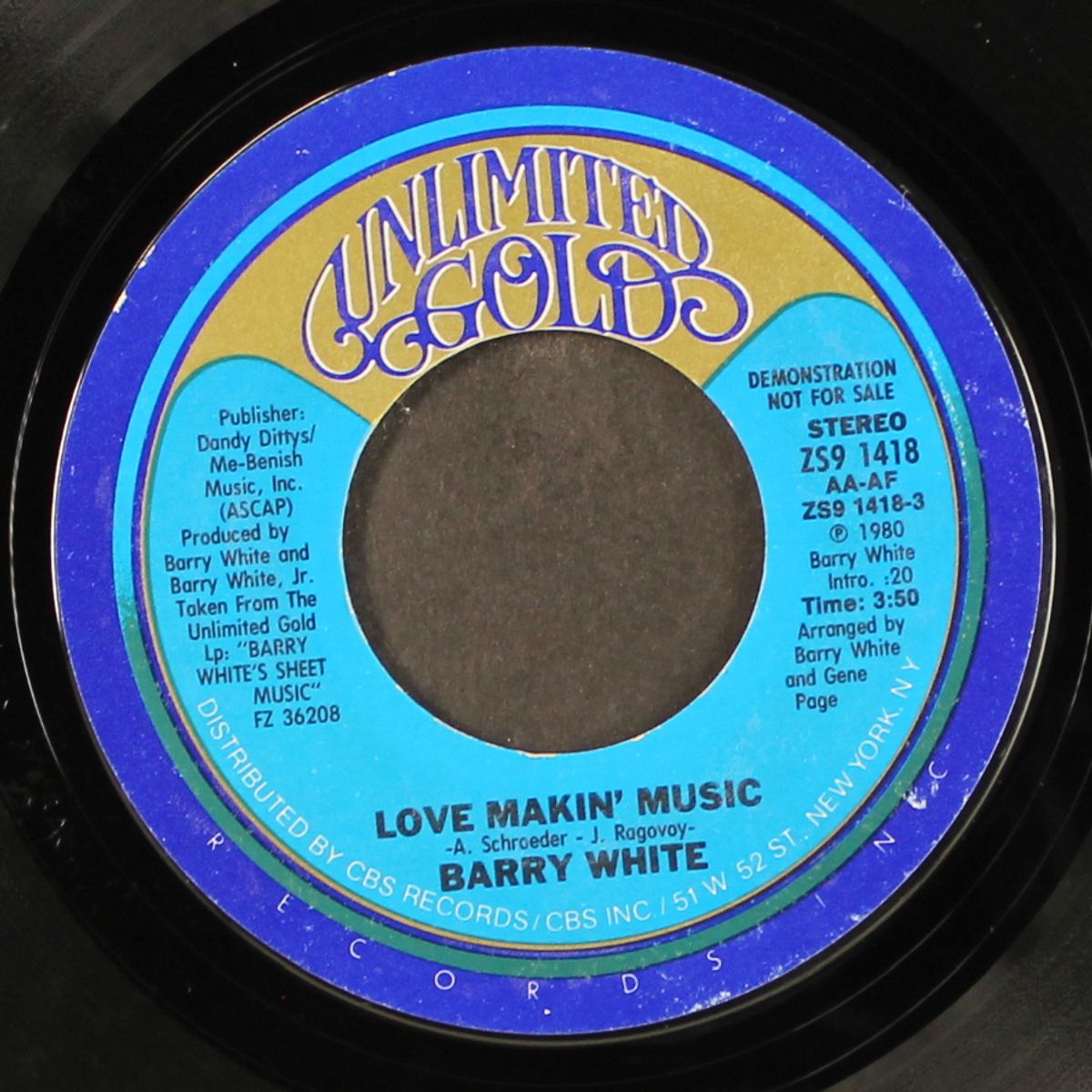 love makin' music / same by BARRY WHITE
