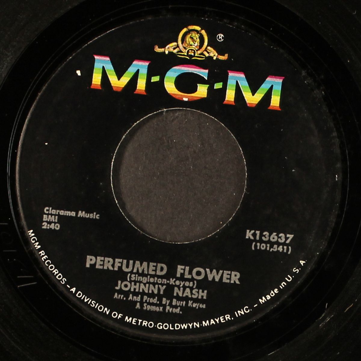 amen / perfumed flower by JOHNNY NASH