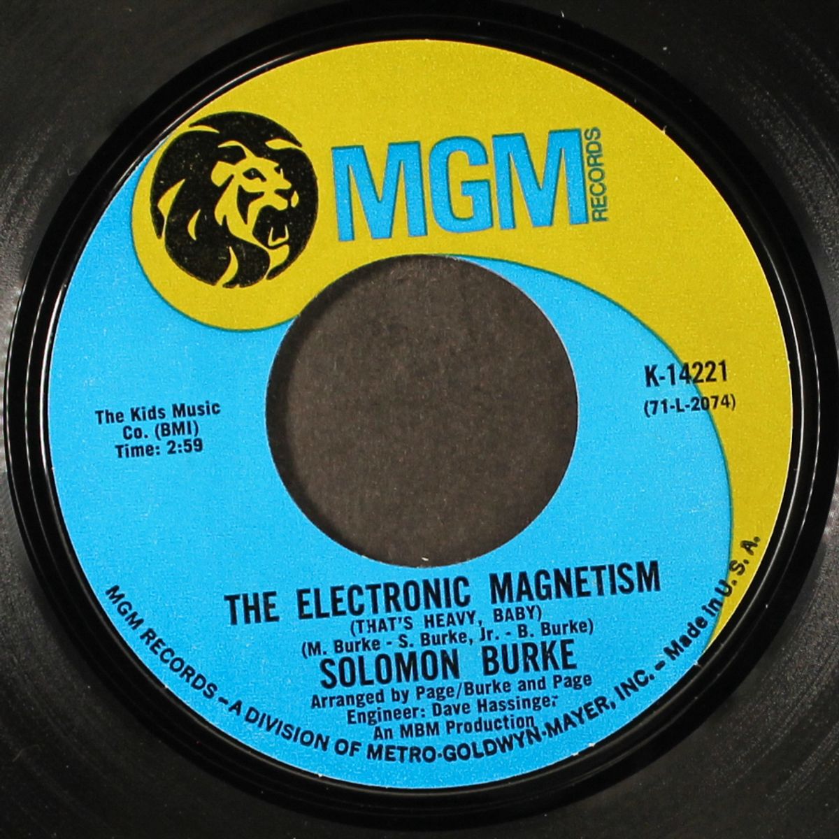 the electronic magnetism by SOLOMON BURKE