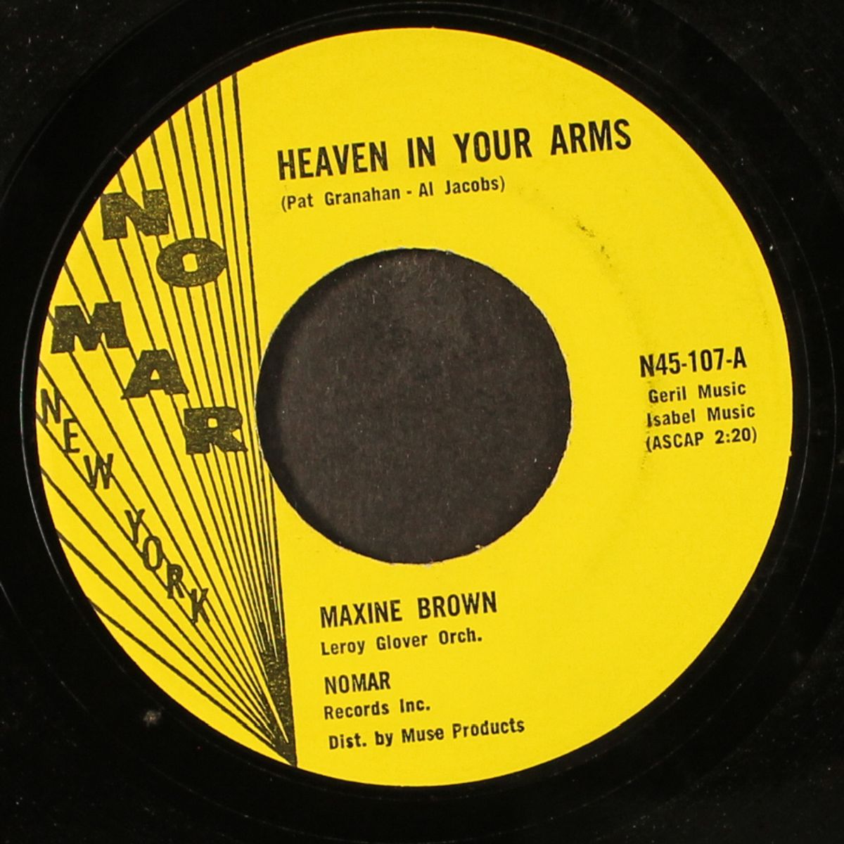 heaven in your arms by MAXINE BROWN