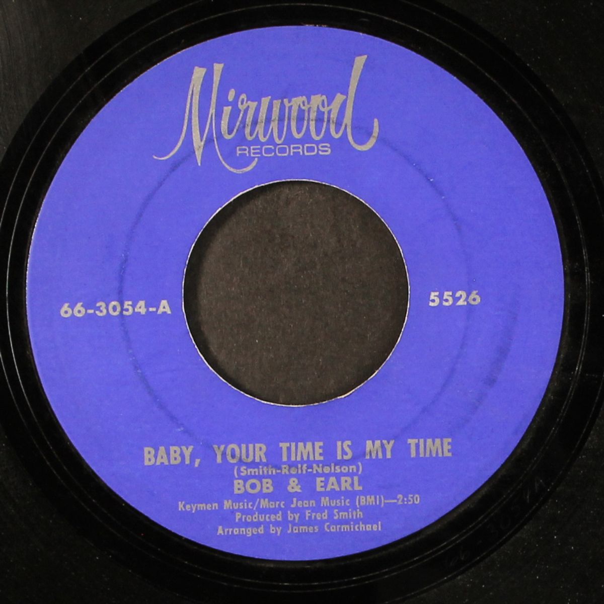 baby, your time is my time / i'll keep running back by BOB & EARL