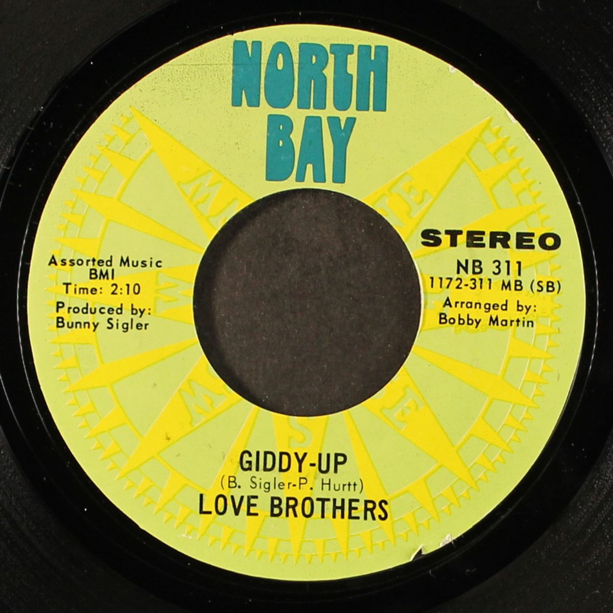 giddy-up / bop de do waw by LOVE BROTHERS
