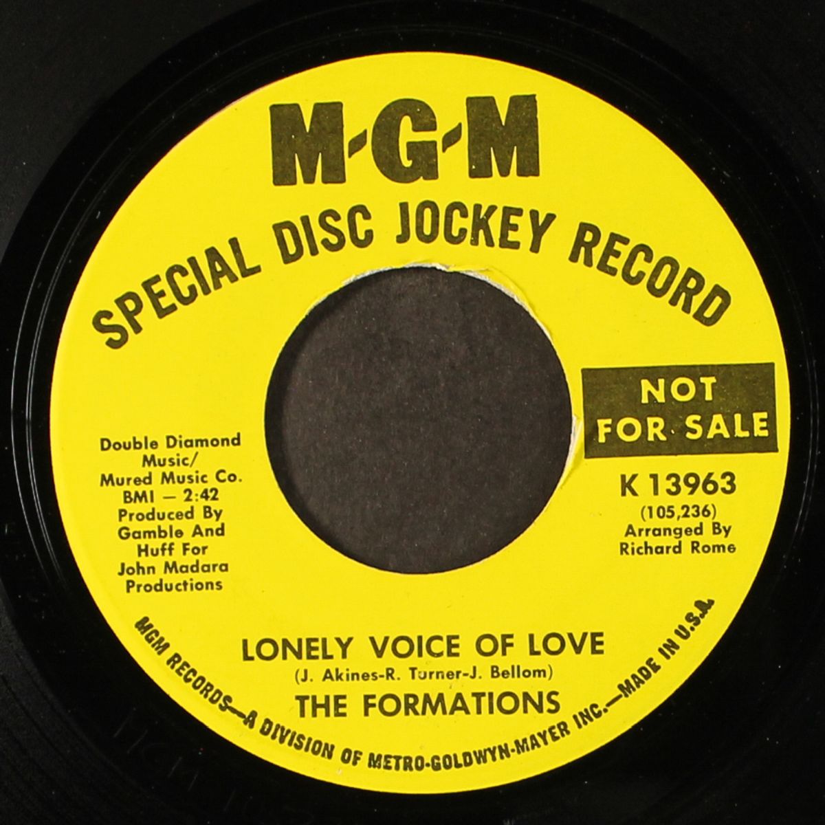 love's not only for the heart / lonely voice of love by FORMATIONS
