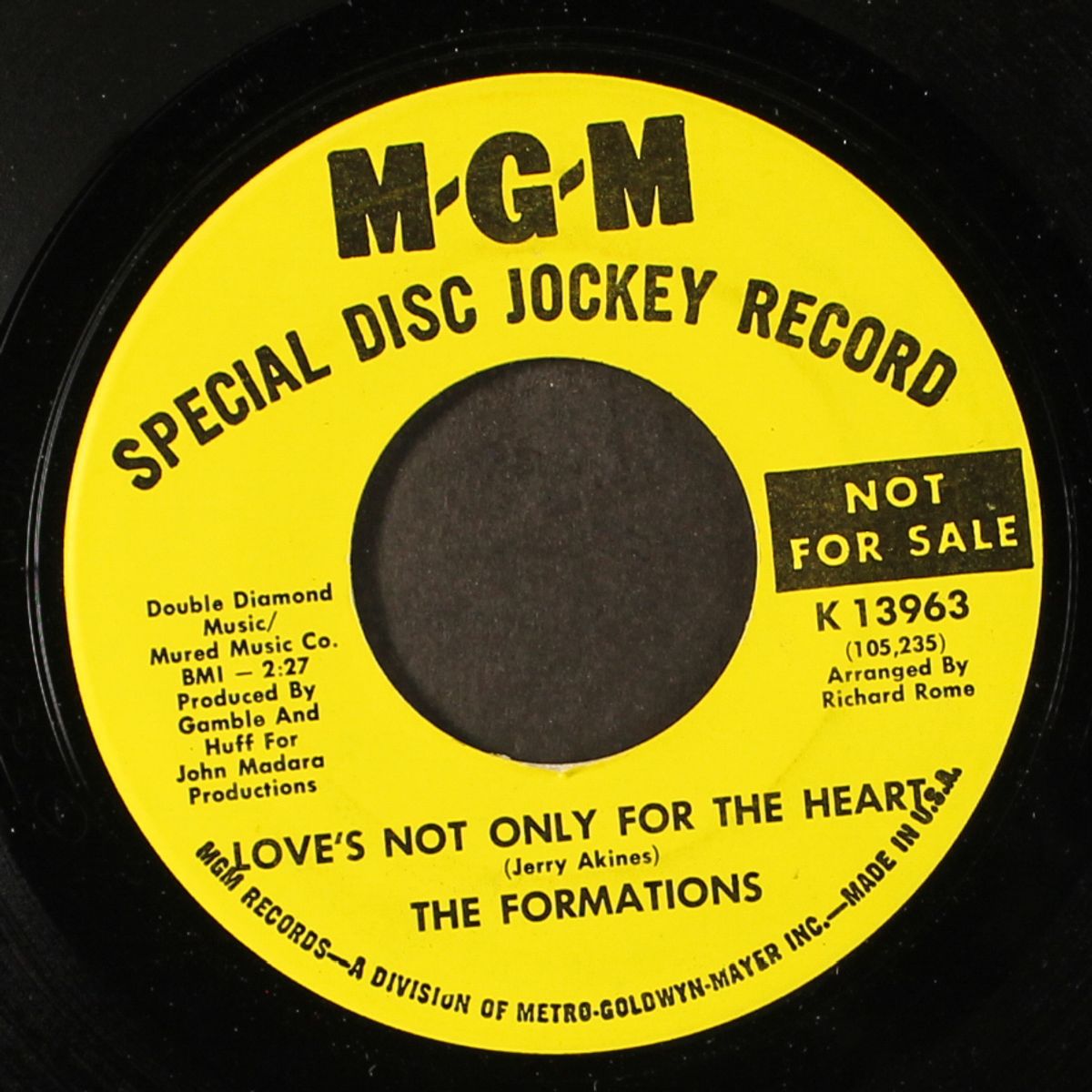 love's not only for the heart / lonely voice of love by FORMATIONS