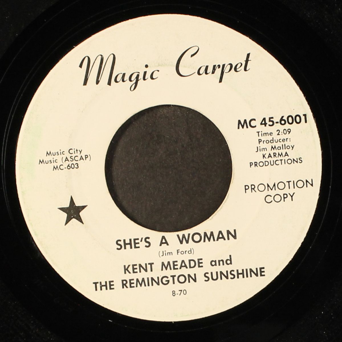 she's a woman / there's got to be a better way by KENT MEADE & REMINGTON SUNSHINE