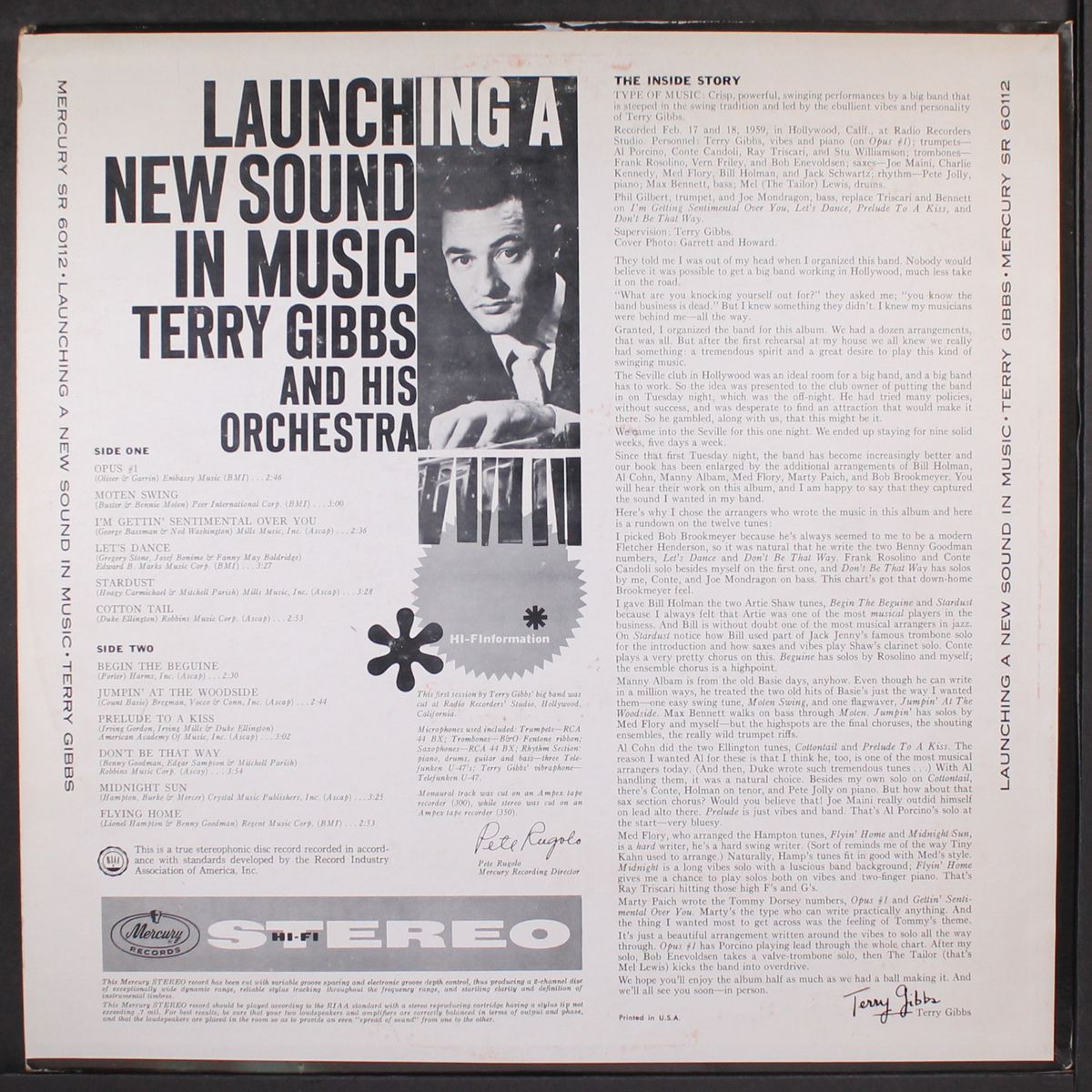launching a new sound in music by TERRY GIBBS